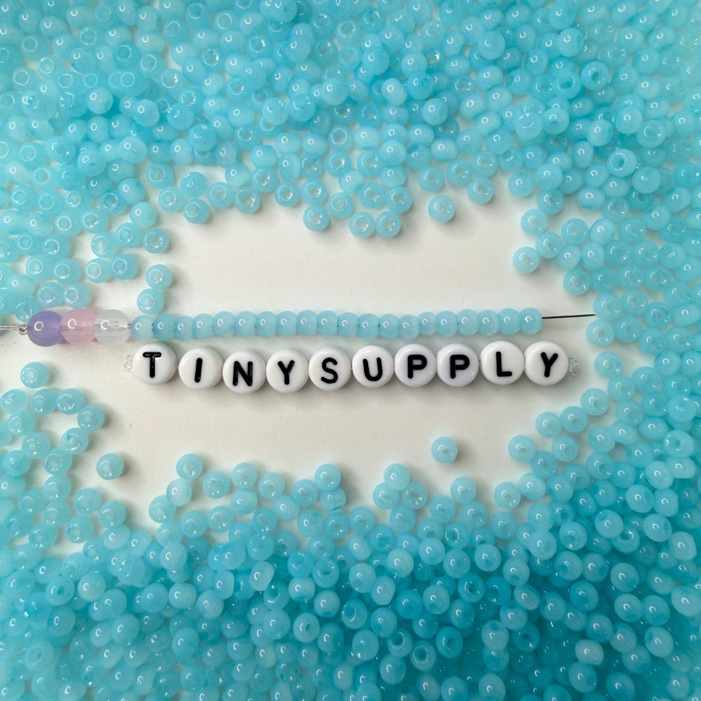 4MM 6/0 Imitation Cat Eye Seed Bead-Light Sky Blue (02A-06)
