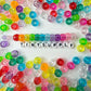 9MM Translucent Themed Pony Bead Mix