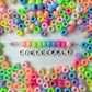 9MM Pastel Candy Themed Pony Beads