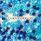 9MM Blue Ocean Themed Pony Beads