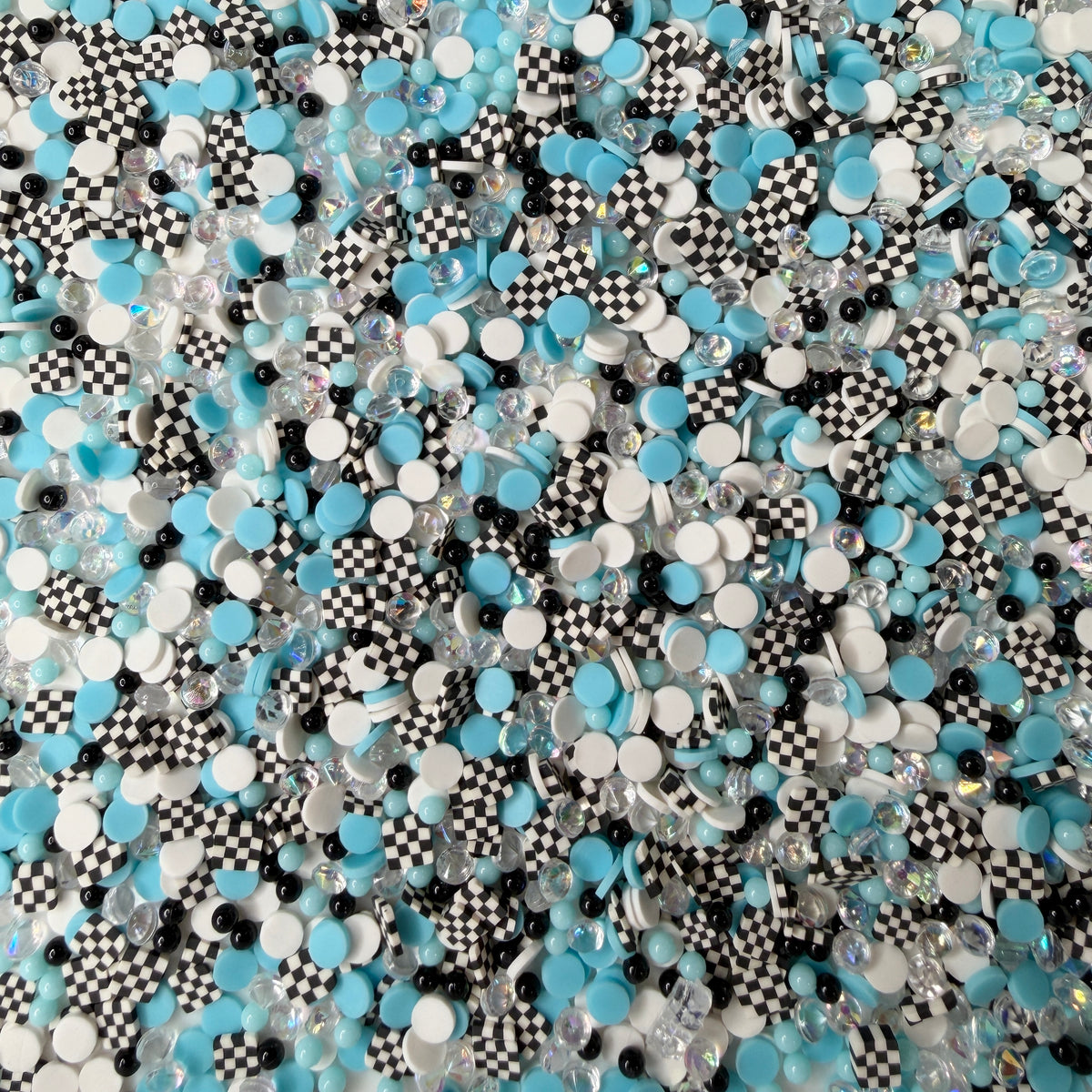 5MM Blue Finish Line Polymer Clay Sprinkle Mix (NOT EDIBLE) D54-24
