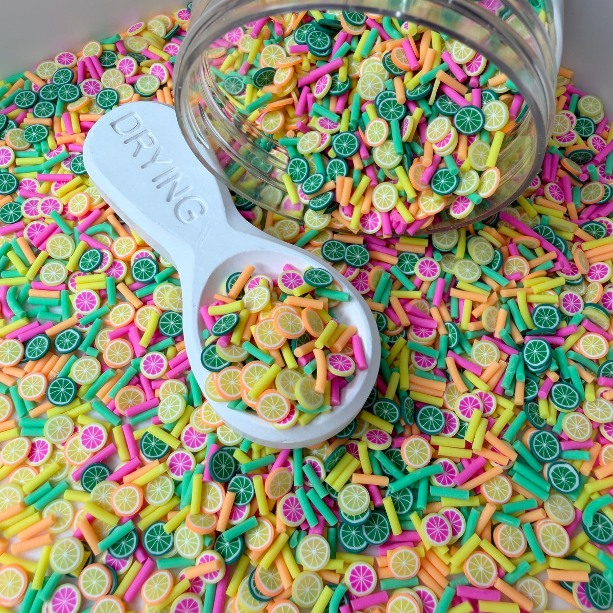 5MM Citrus Party Polymer Clay Sprinkle Mix (NOT EDIBLE) D54-27