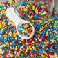 5MM Red Blue Yellow Star V2 Polymer Clay Sprinkle Mix (NOT EDIBLE) D55-22