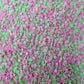 5MM Green Pink Mix Star V2 Polymer Clay Sprinkle Mix (NOT EDIBLE) D55-25