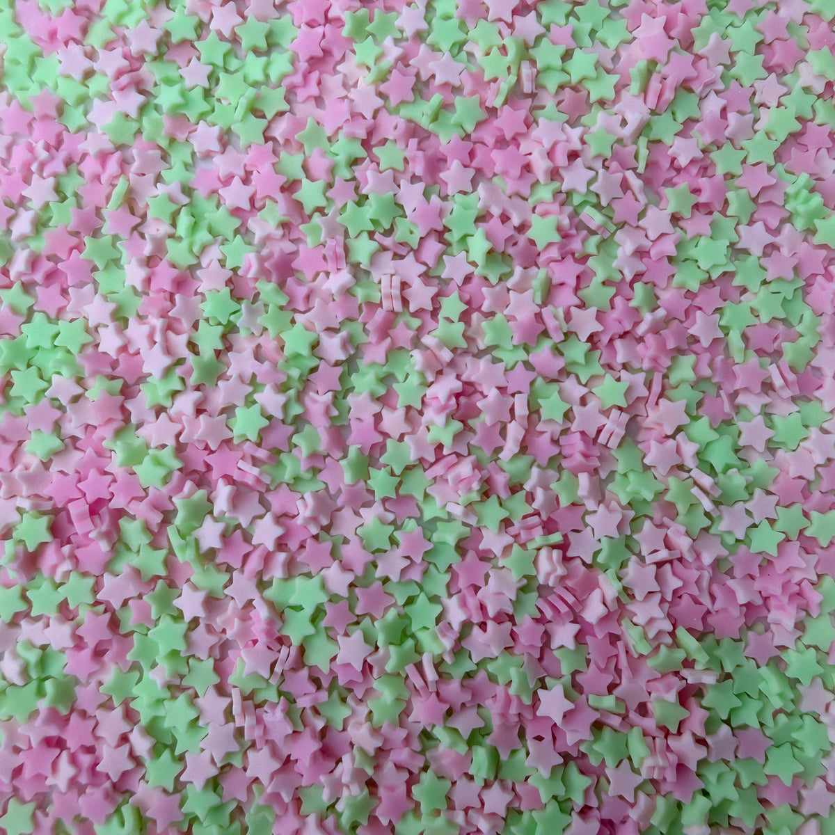 5MM Green Pink Mix Star V2 Polymer Clay Sprinkle Mix (NOT EDIBLE) D55-25