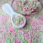 5MM Green Pink Mix Star V2 Polymer Clay Sprinkle Mix (NOT EDIBLE) D55-25