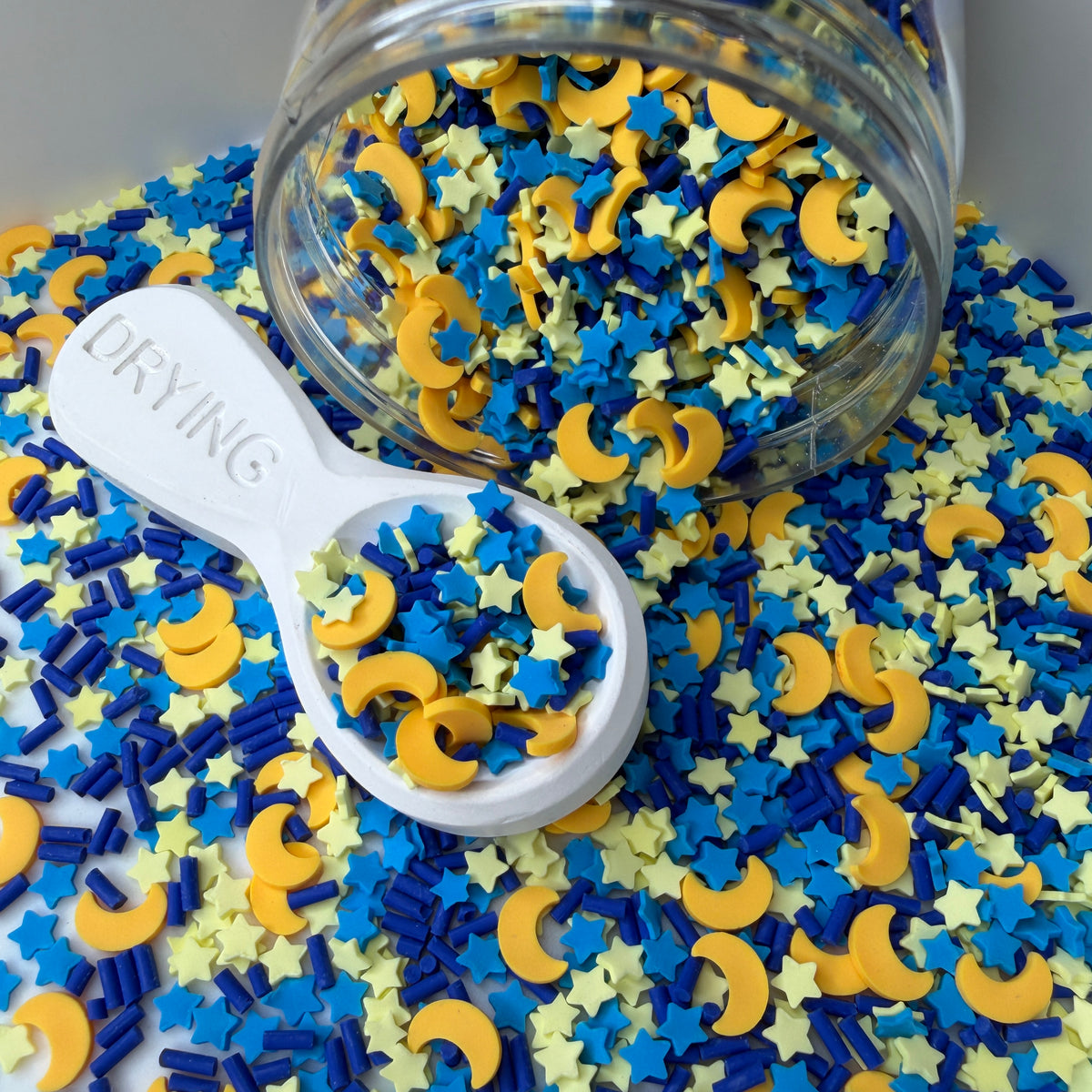 5MM Blue Night Star V2 Polymer Clay Sprinkle Mix (NOT EDIBLE) D55-27