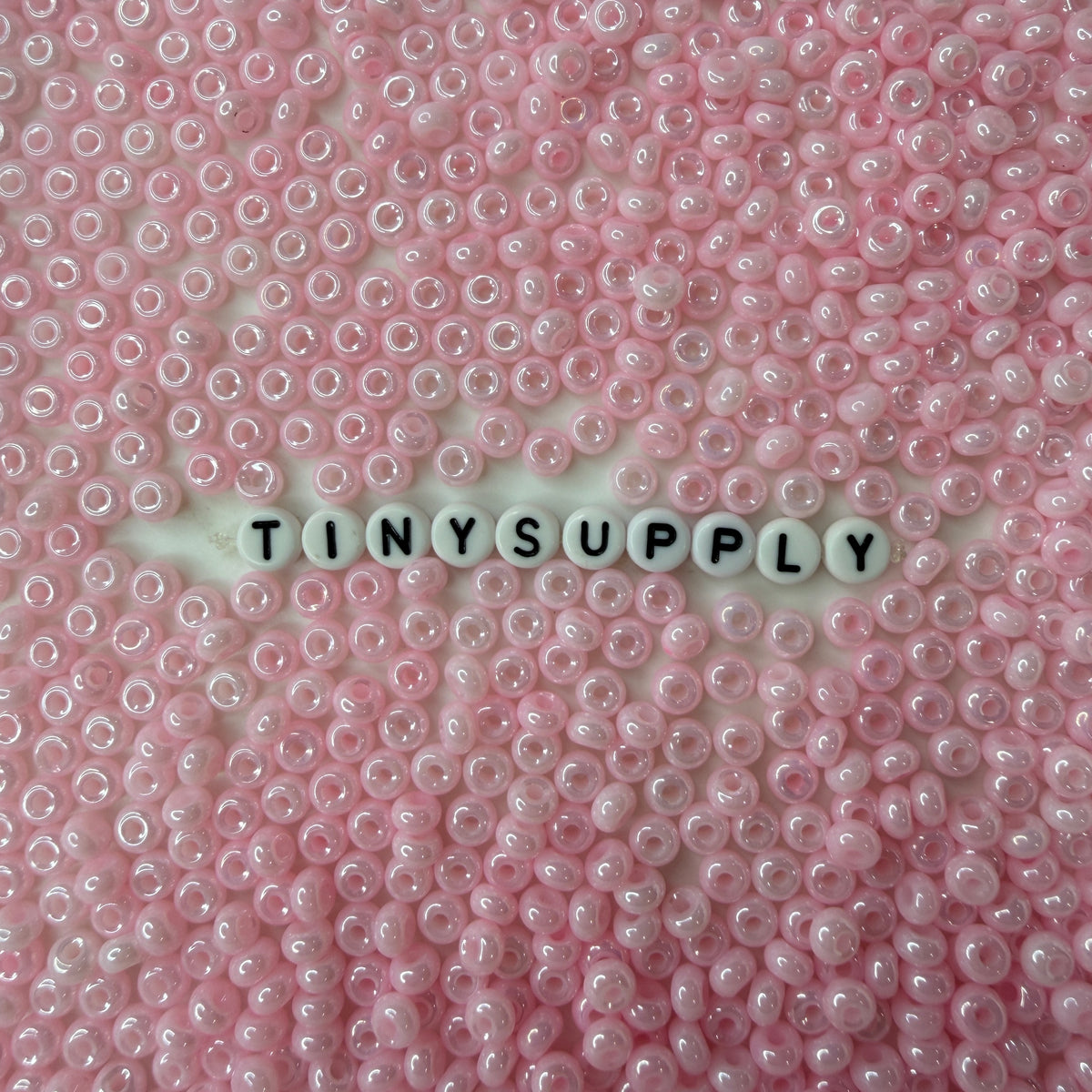 5MM Pearlescent Pastel Bright Pink, Donut Glass Seed Bead (MK323-09)