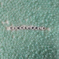 5MM Pearlescent Pastel Aqua, Donut Glass Seed Bead (MK323-08)