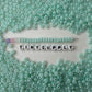 5MM Pearlescent Pastel Aqua, Donut Glass Seed Bead (MK323-08)