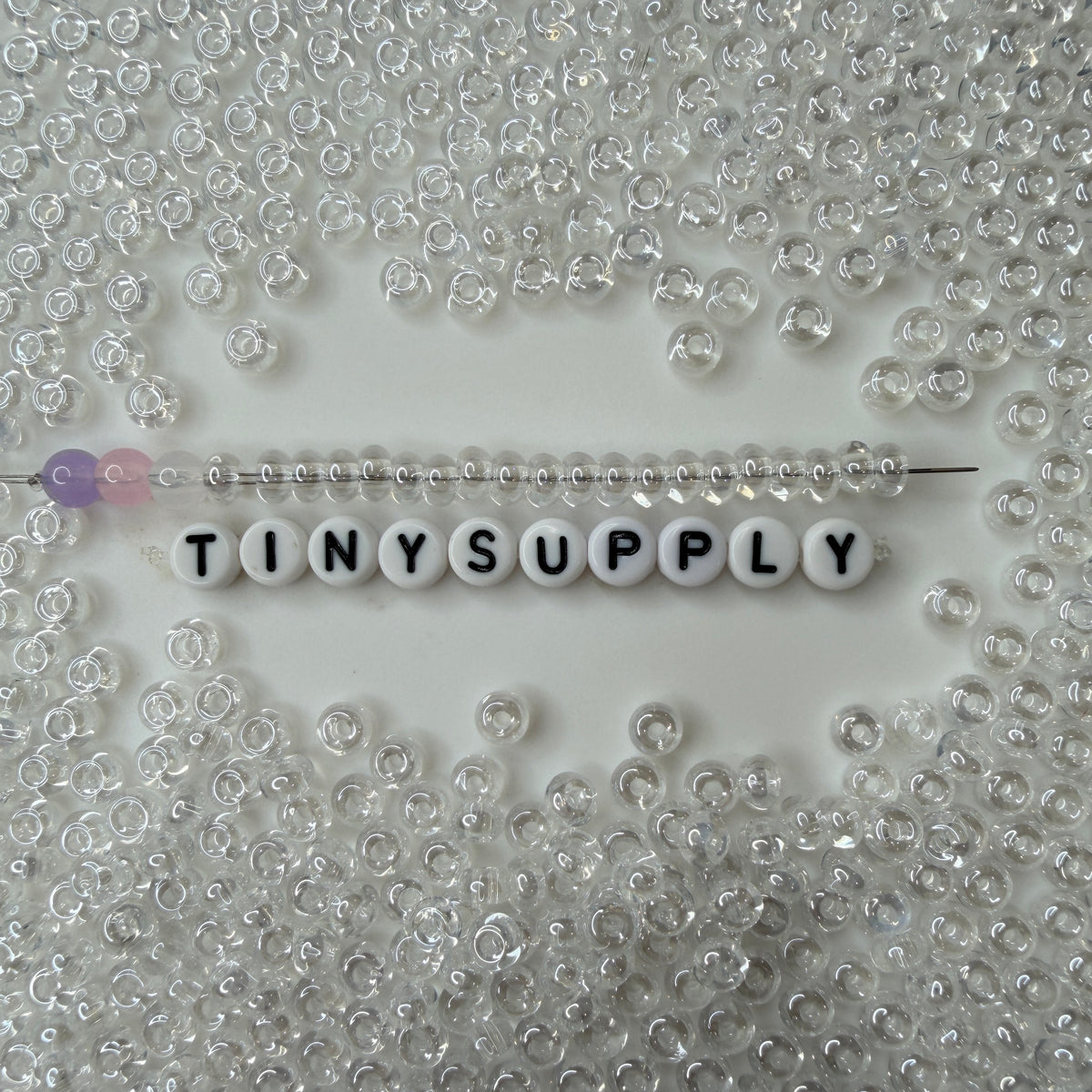 5MM Pearlescent Pastel Off White, Donut Glass Seed Bead (MK323-07)