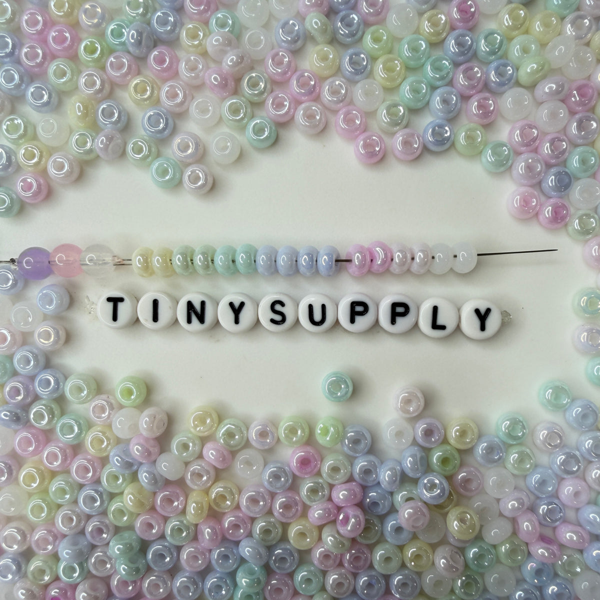 5MM Pearlescent Pastel Mix, Donut Glass Seed Bead (MK323-06)