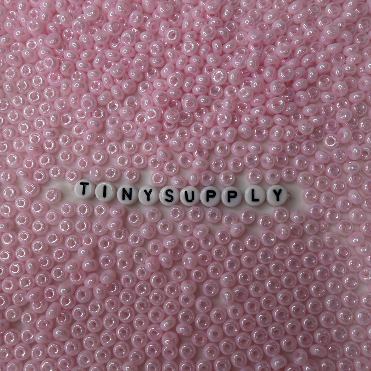 5MM Pearlescent Pastel Pink, Donut Glass Seed Bead (MK323-01)
