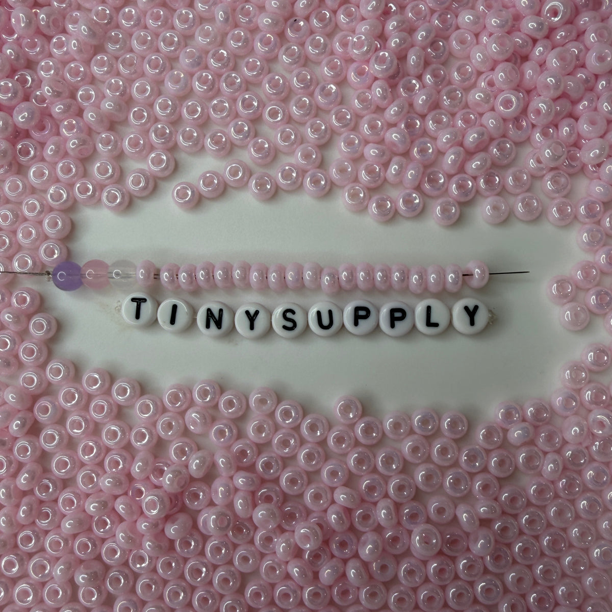 5MM Pearlescent Pastel Pink, Donut Glass Seed Bead (MK323-01)