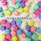 14MM Pastel Acrylic Jumbo Flower Bead