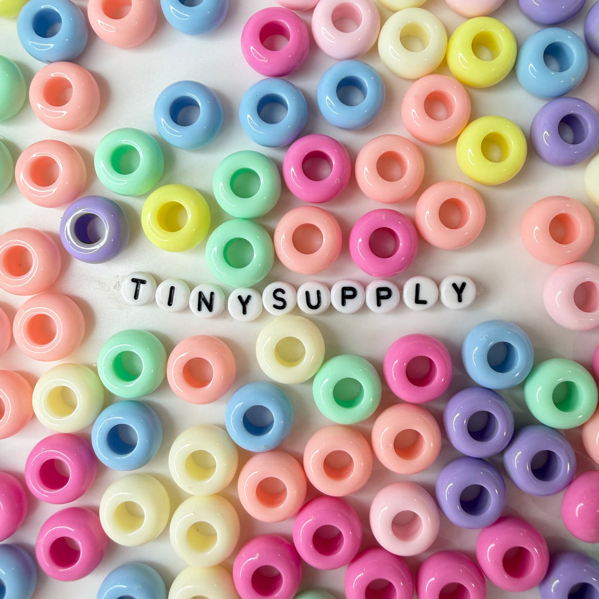 13MM Pastel Acrylic Jumbo Ring Bead