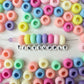 13MM Pastel Acrylic Jumbo Ring Bead