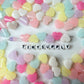 14MM Pastel Jelly Colored Heart Acrylic Beads
