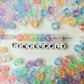 9MM Pastel Translucent Themed Pony Bead Mix