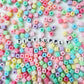 5MM Mixed Pastel Color Cube Beads