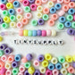 9MM Pastel Acrylic Pony Beads