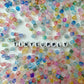 4MM Mixed Color Matte Acrylic Cube Beads
