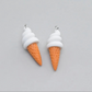 4CM Swirly Ice Cream Cone, Food Themed Charms