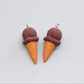 4CM Swirly Ice Cream Cone, Food Themed Charms