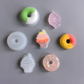 Donut, Ice Cream, Taiyaki Shaped Silicone Molds for Resin Crafts
