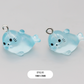 Cute Translucent Blue Seals, Lazy Seal Charms (Multiple Styles)