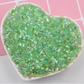FAKE Light Green Iridescent Crispy Bingsu Beads