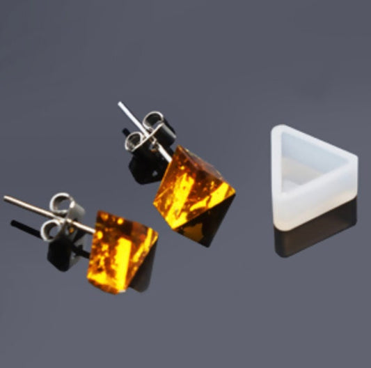 Mini Triangle Shaped Silicone Earring Molds