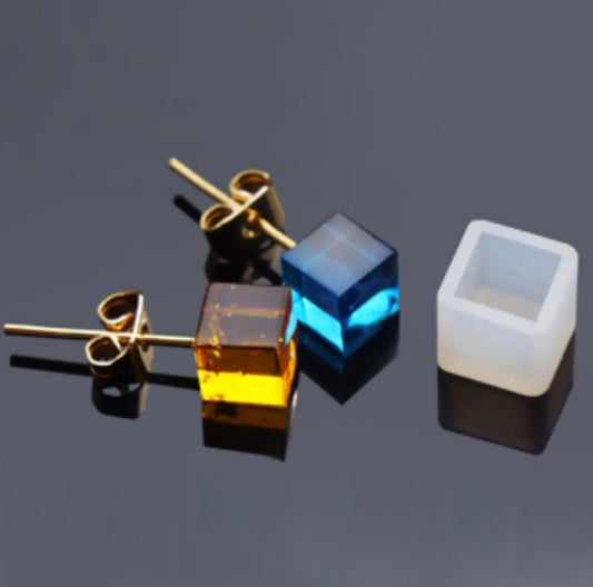 Mini Square Shaped Earring Silicone Molds