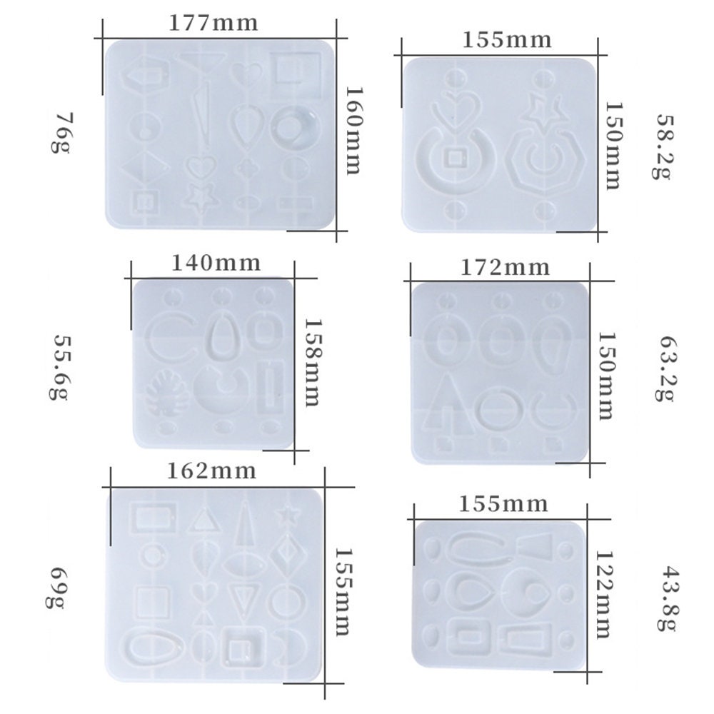 Geometric #3 Jewelry Making Reusable Silicone Mold