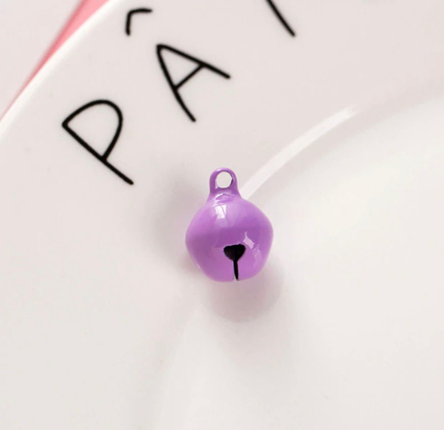 Cute Colorful Bell Charm Pendant (14mm)