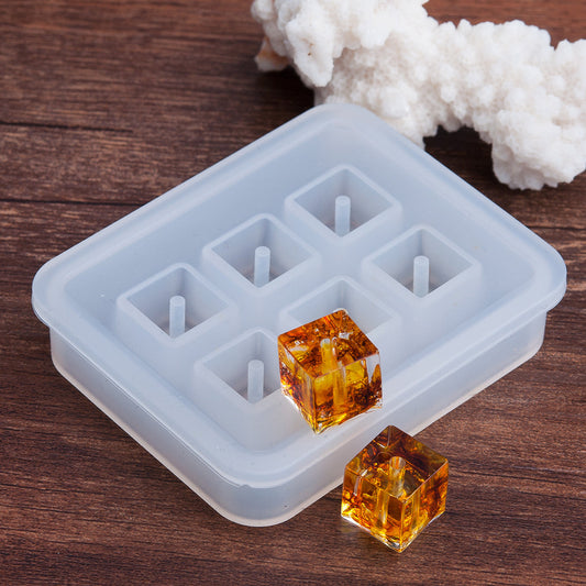 12MM Square Cube Bead Reusable Silicone Mold