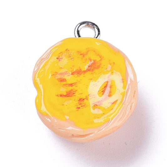 Resin Egg Tart Charm (19.5mm)