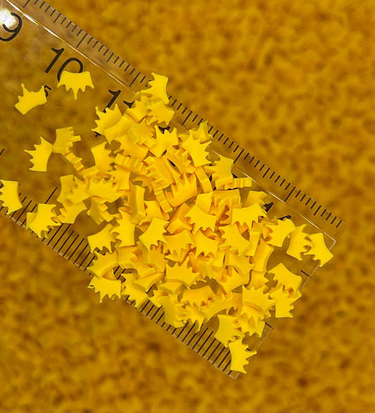 FAKE 5MM Yellow Crown Polymer Clay Sprinkle (NOT EDIBLE) D36-13