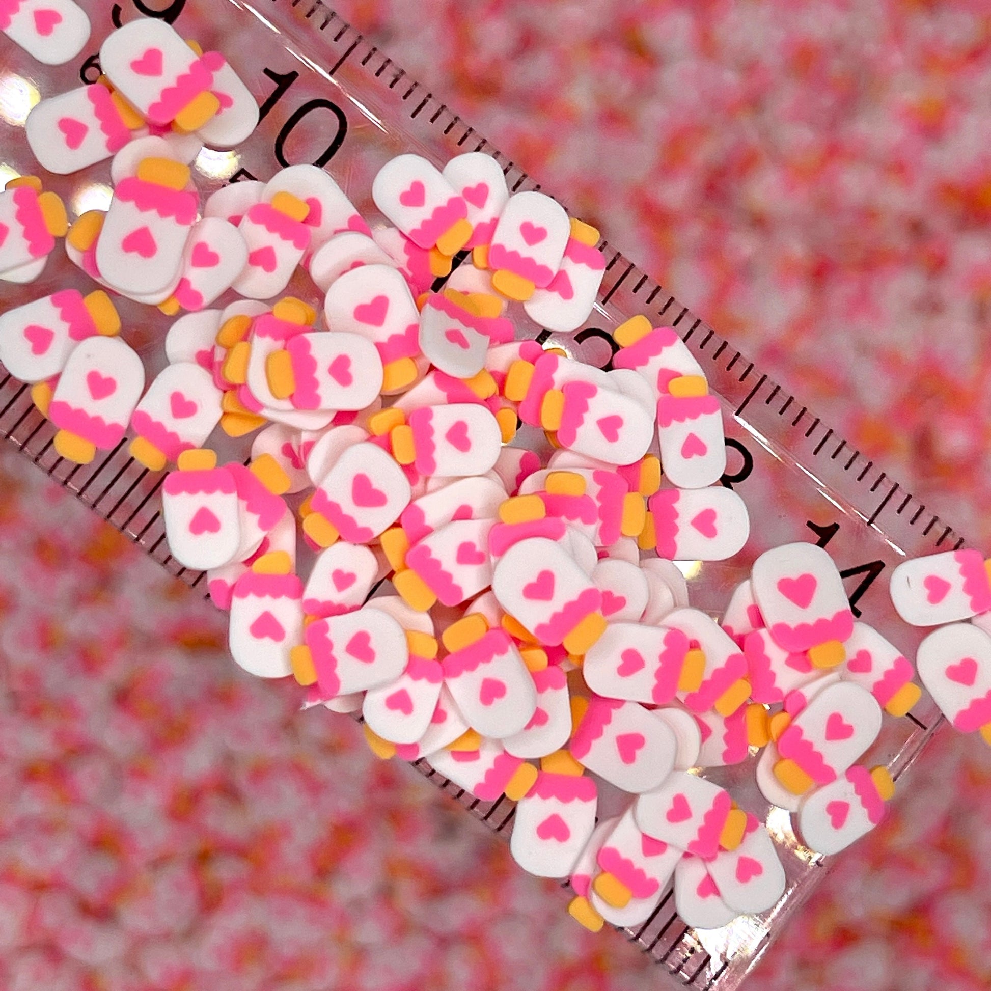 FAKE 5MM Cute Popsicle Slices Polymer Clay Sprinkle (NOT EDIBLE) D21-19