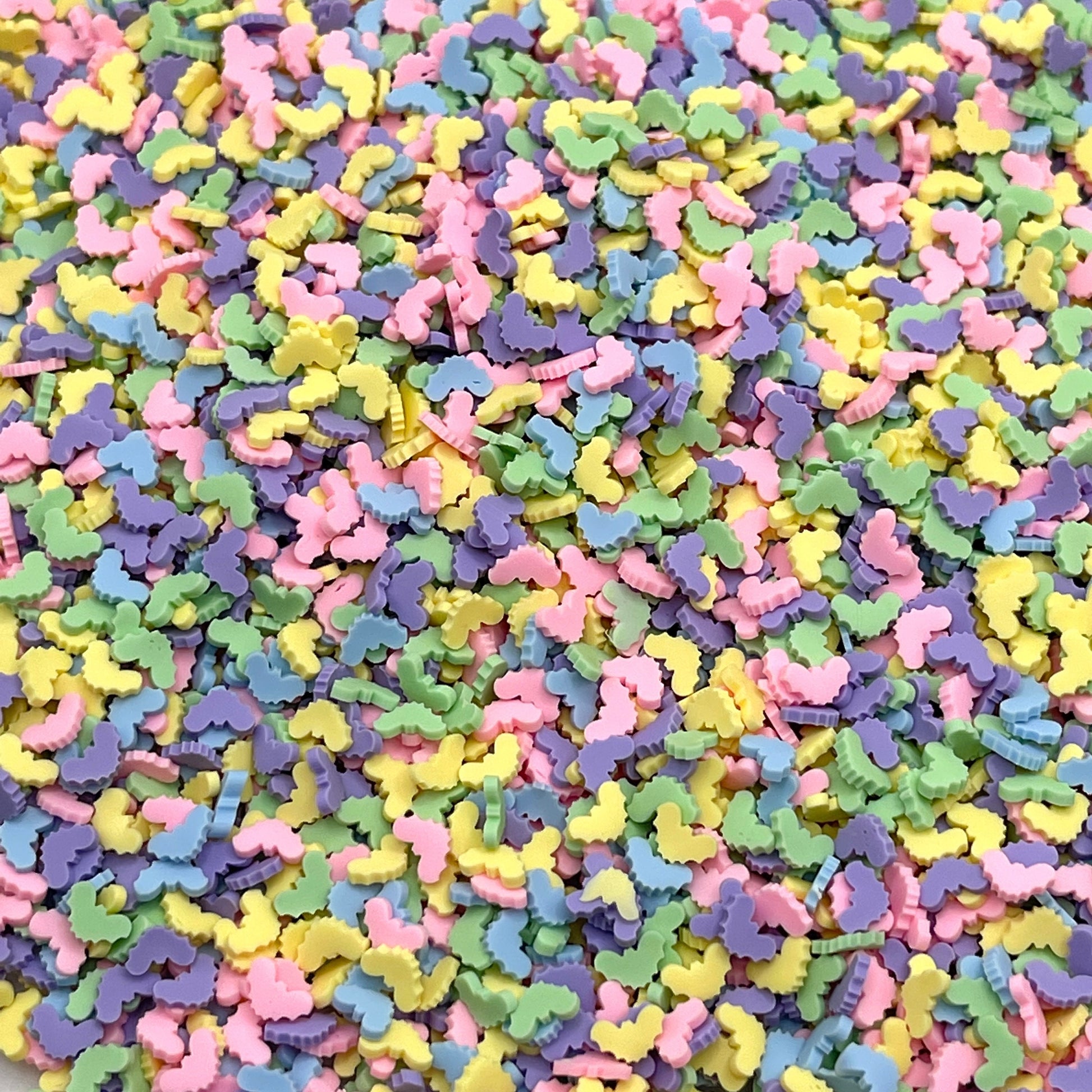 FAKE 5MM Mixed Pastel Color Bat Polymer Clay Sprinkle Mix (NOT EDIBLE) D24-01