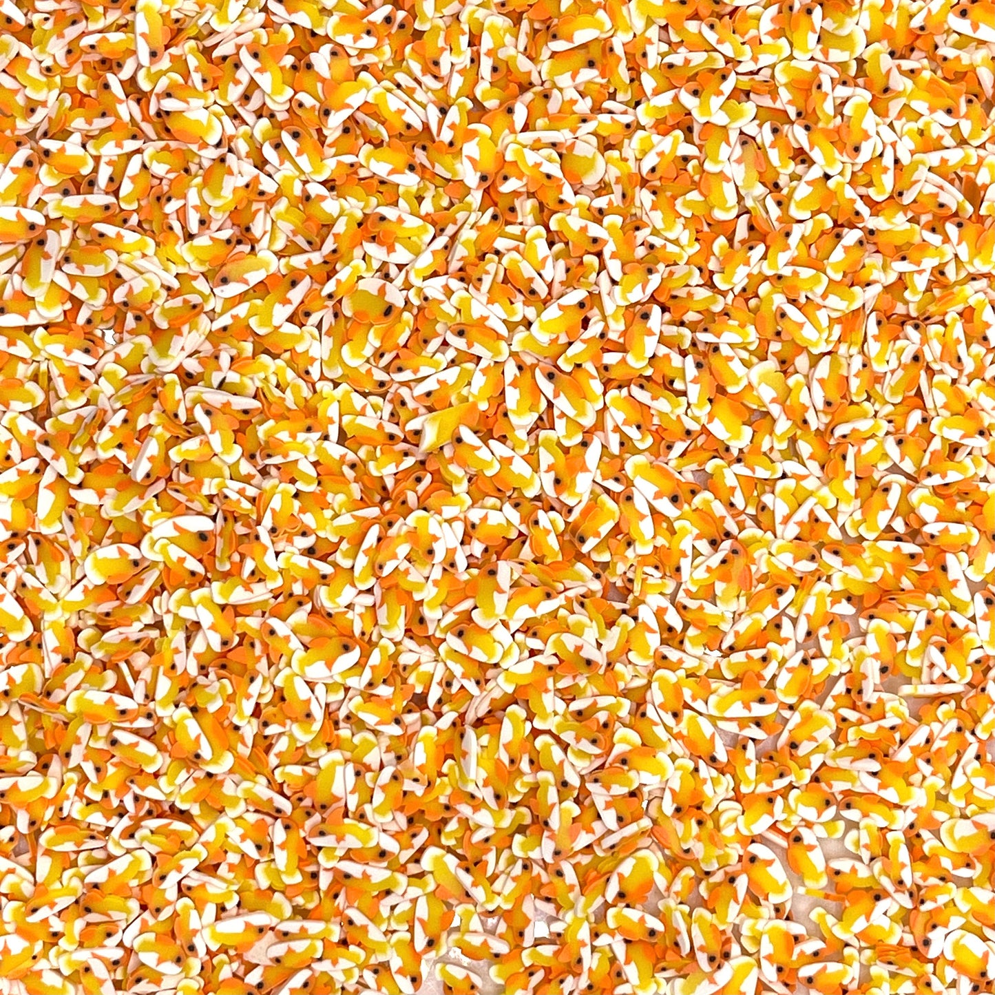 FAKE 5MM Orange Goldfish Polymer Clay Sprinkle (NOT EDIBLE) D35-19