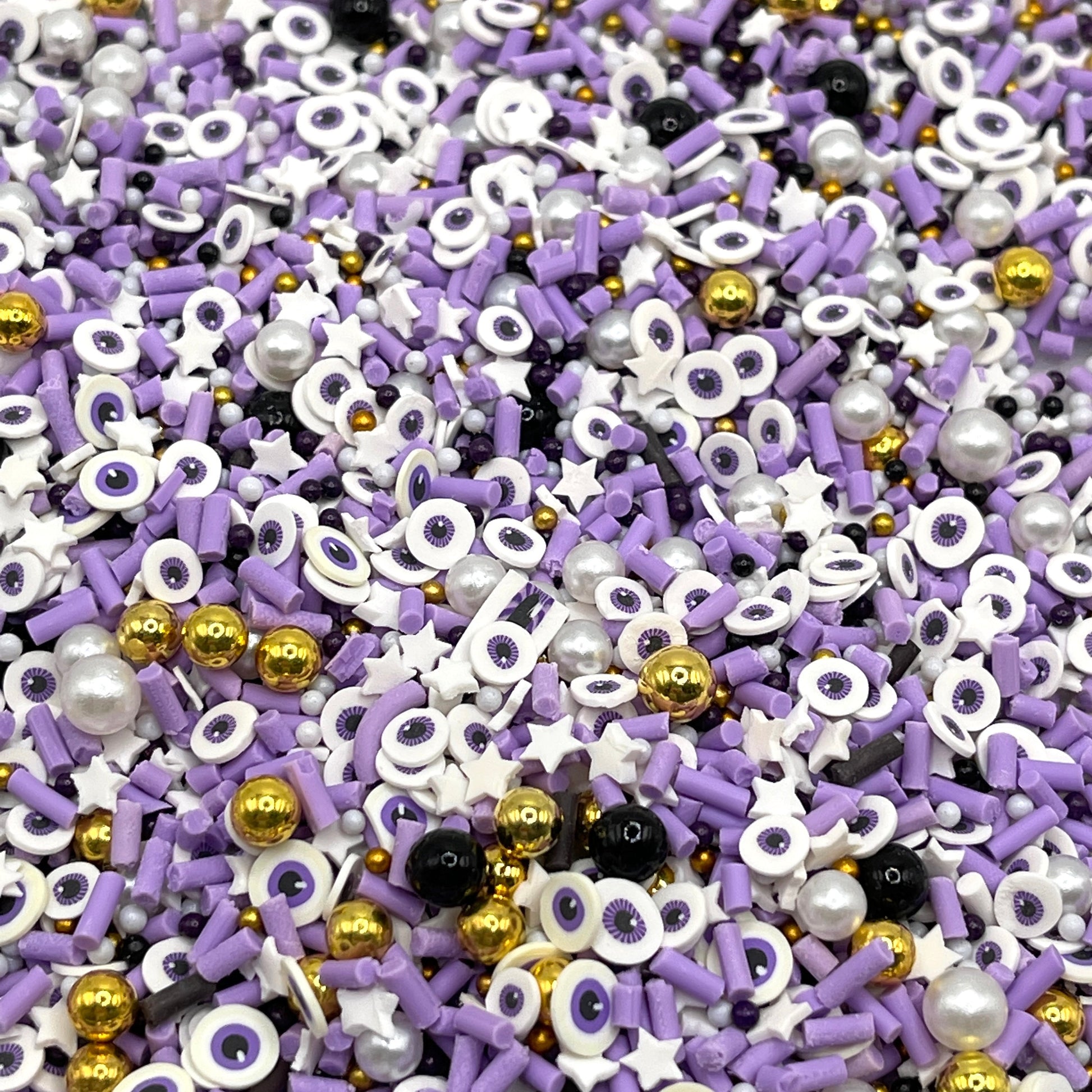 FAKE Purple Halloween Themed Polymer Clay Sprinkle Mix (NOT EDIBLE) D7-19