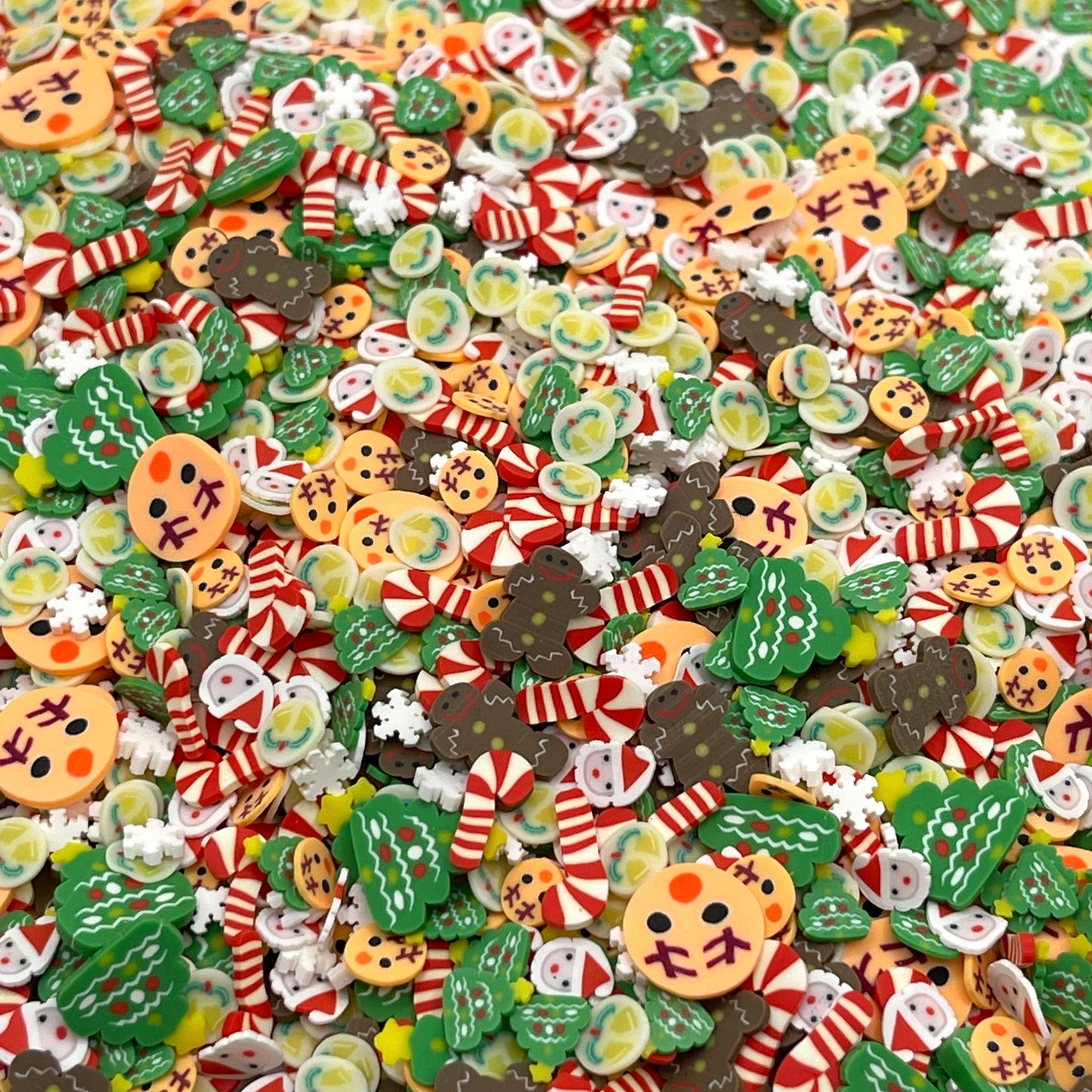 FAKE Christmas Polymer Clay Sprinkle Mix (NOT EDIBLE) D11-30