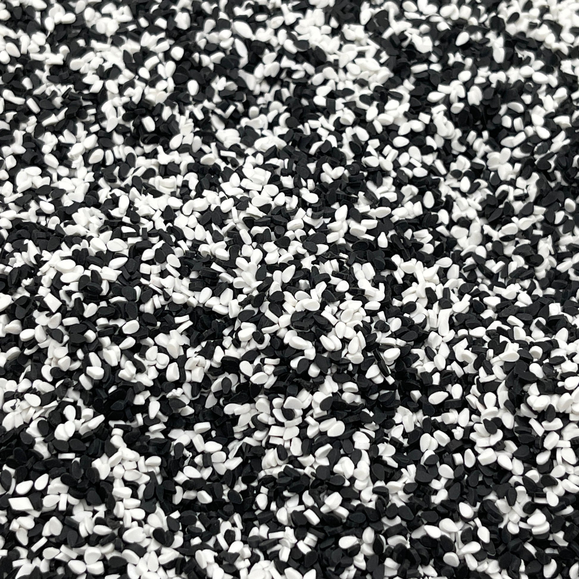 FAKE Black and White Sesame Seed Sprinkle Polymer Clay Sprinkle Mix (NOT EDIBLE) D18-12