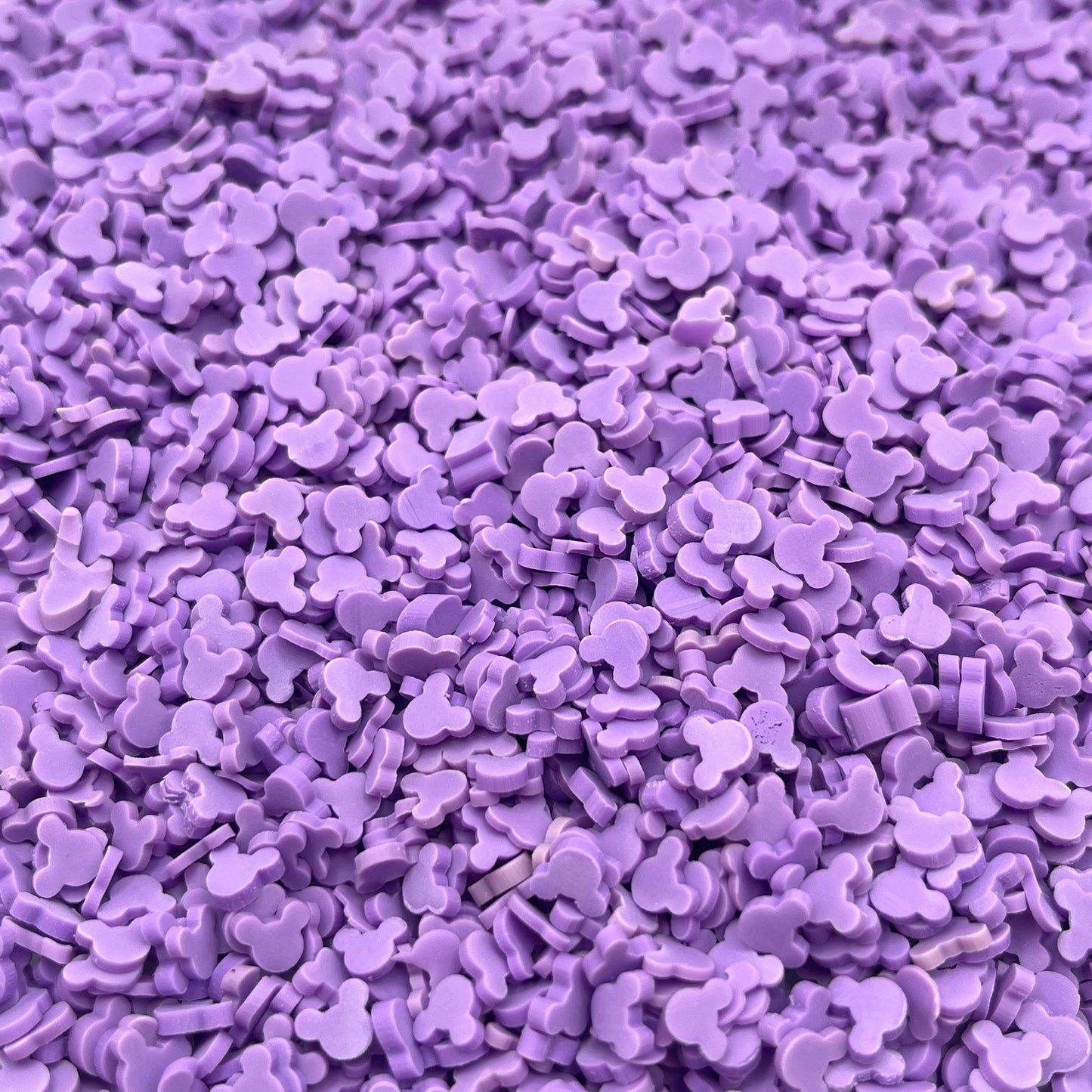 FAKE 5MM Light Purple Mouse Head Polymer Clay Sprinkle (NOT EDIBLE) D31-16