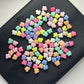 10MM Pastel Acrylic Butterfly Spacer Beads