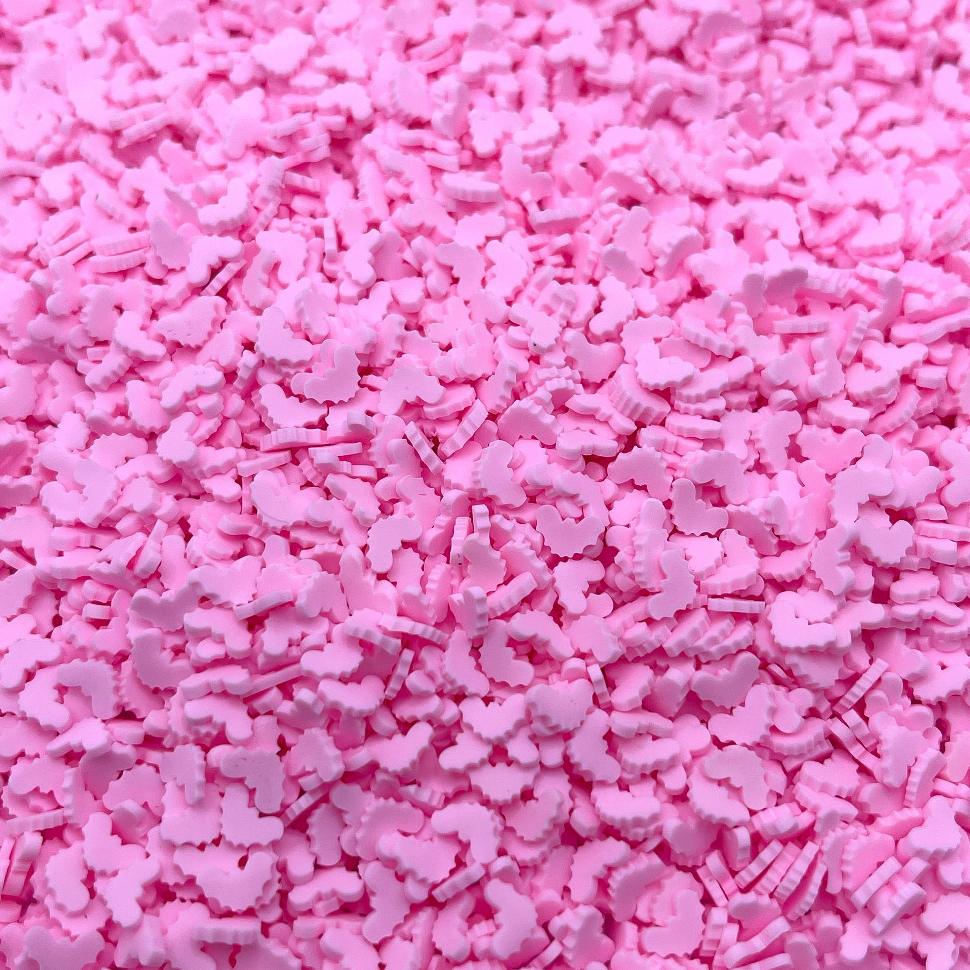 FAKE 5MM Pastel Pink Bat Polymer Clay Sprinkle (NOT EDIBLE) D18-05