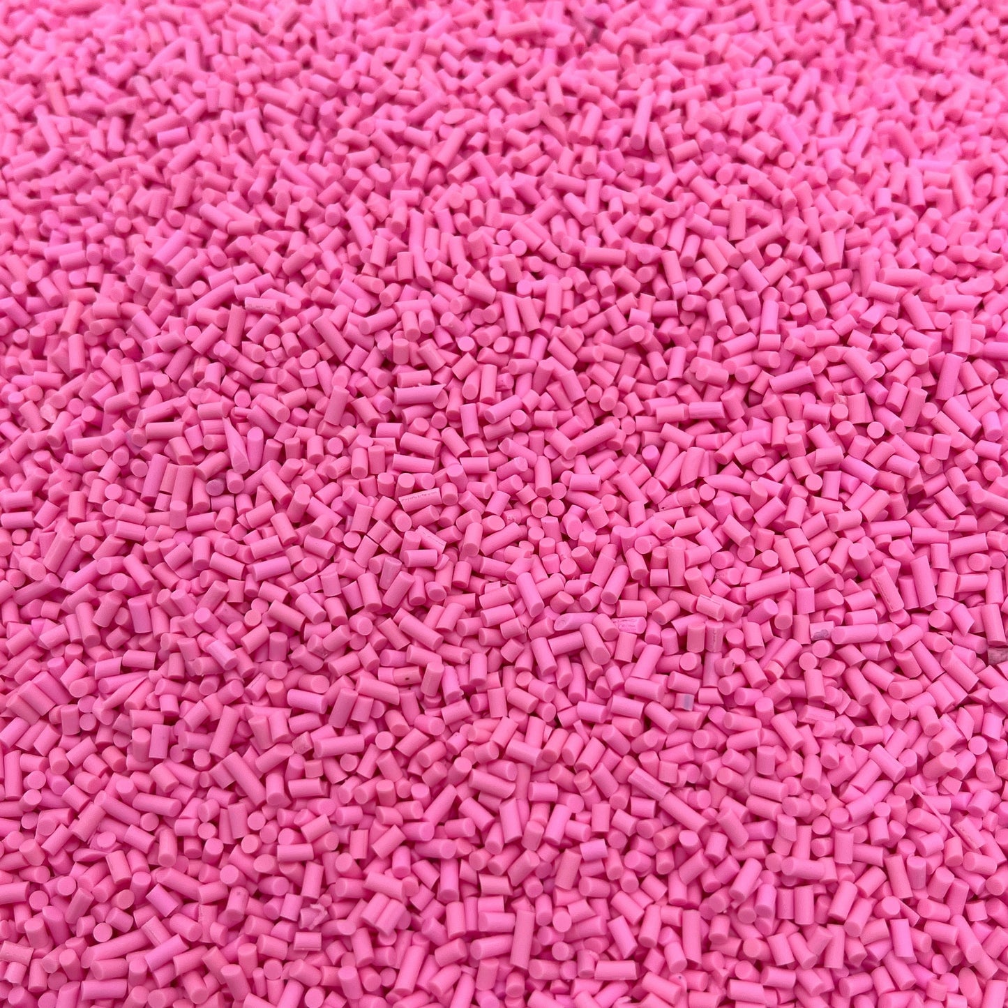 FAKE Light Pink Short Polymer Clay Sprinkle (NOT EDIBLE) D16-12