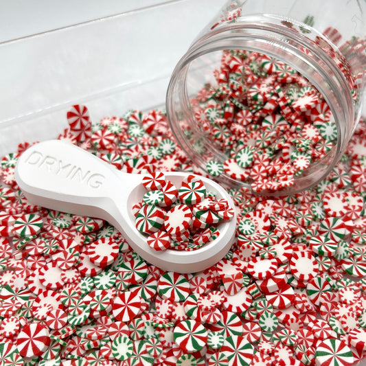 FAKE Mixed Peppermint Christmas Polymer Clay Sprinkles (NOT EDIBLE) D3-06