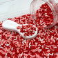 FAKE Candy Cane Christmas Themed Polymer Clay Sprinkle Mix (NOT EDIBLE) D3-01